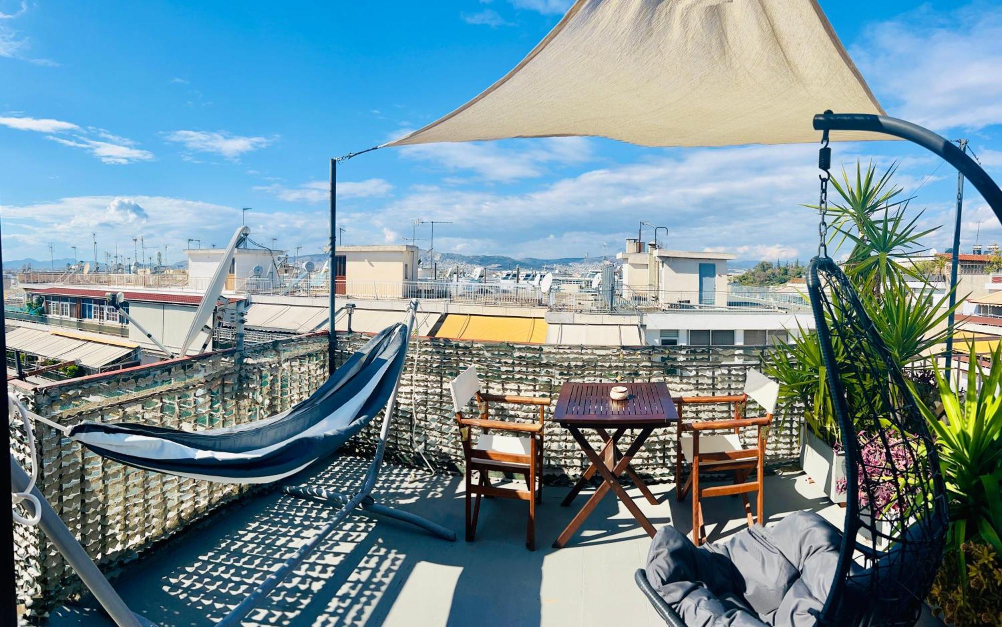 Olympus! Athens! Studio In The Sky!! 20' Walk To The Acropolis Bagian luar foto
